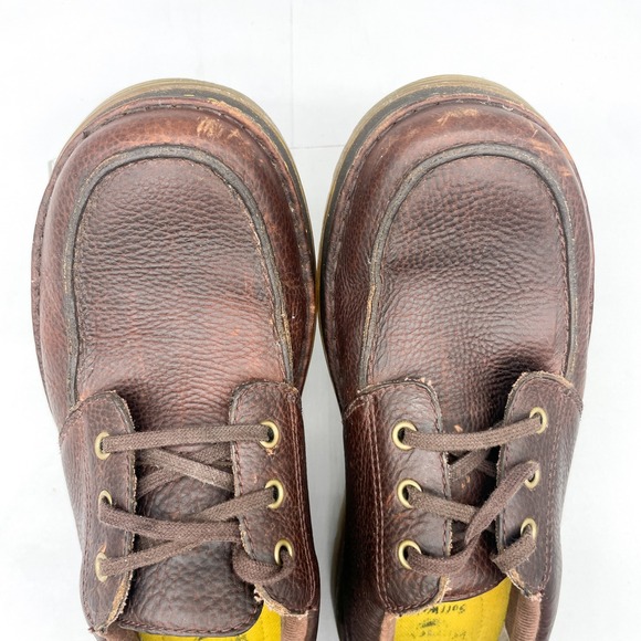 Dr Martens Mens 10 Lubbock Grizzly Oxford Shoes Brown Leather Grunge Rugged main image 4